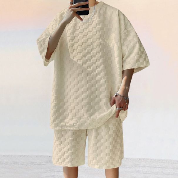 Men's Sportswear Casual Two Piece Set Loose Fitting Spring Summer Sports Suit Winter Clothing_viptrois.com