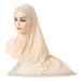 Ice Silk Hot Mineral Ash Diamond Scarf Cap Directly Pulling Head Style Headband H287_viptrois.com