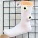 Socks Handmade Woolen Flower Socks Women's Knitted Flower Ins Trendy Women's Socks Fungus Curling Japanese Mid Tube Socks Sports Socks_viptrois.com