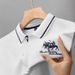 Men's Premium Embroidered Polo Shirt - Breathable Short Sleeve Casual T-Shirt For Summer - Classic Fit & Stylish Design_viptrois.com