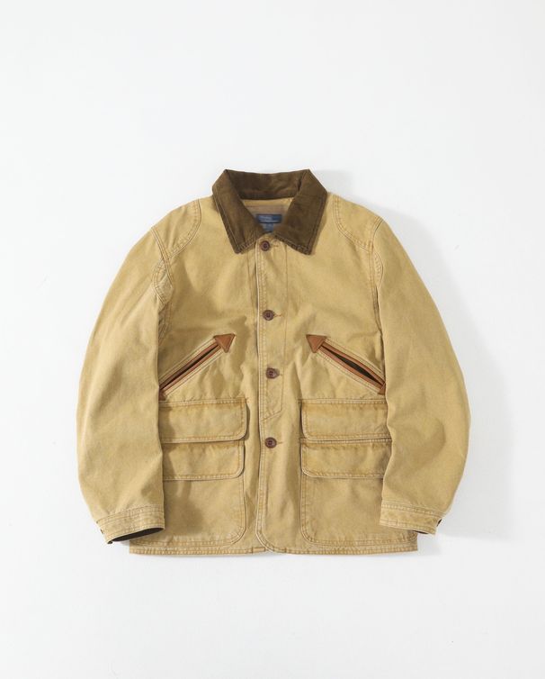 RL Pony Jung Joo-kyung Same Style Vintage Jacket Coat Spring Autumn Turn-down Collar Versatile Khaki Color_viptrois.com
