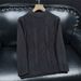 Men's Chunky Cable Knit Sweater - Oversized Winter Pullover With Round Neck, Long Sleeve, Trendy Textured Design (White/Black/Khaki, Sizes M-3XL)_viptrois.com