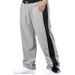 Men’s Retro Striped Jogger Pants – Vintage Athletic Casual Pants (6 Colors, S-XXXL) | High-Waisted Straight-Leg With Drawstring_viptrois.com
