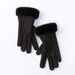 Women's Gloves German Velvet Gloves Autumn And Winter Warm Cycling Korean Style Plus Velvet Thickened Cold And Windproof Touch Screen Suede Students_viptrois.com