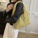 Women's Handle Bags Clouds, Bubbles, Folds, Commuter One-shoulder Vest Bag, Simple Handbag, Large-capacity Messenger Bag_viptrois.com