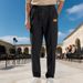 Men's All-Season Slim-Fit Chino Pants – Lightweight Polyester With Adjustable Drawstring (S-3XL, 6 Office-to-Weekend Colors)_viptrois.com