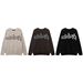 JIAYIKU Men's American Style Deer Fur Thickened Sweater Knitted Top New Jacquard Round Neck Base Shirt_viptrois.com