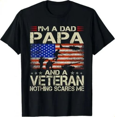 T-shirtt-shirti_m A Papa And Veteran 2026 Funny Retro Dad Pap_viptrois.com