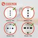 EUDEMON 20pcs Chile/Brazil EU Universal Power Socket Outlet Plug Protective Covers Anti Electric Baby Safety Protector_viptrois.com