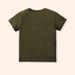 Mother & Kids Summer New Children's Cartoon Dinosaur Short Sleeve Top Clothing Boys Fashion Trend Luminous T Shirt_viptrois.com