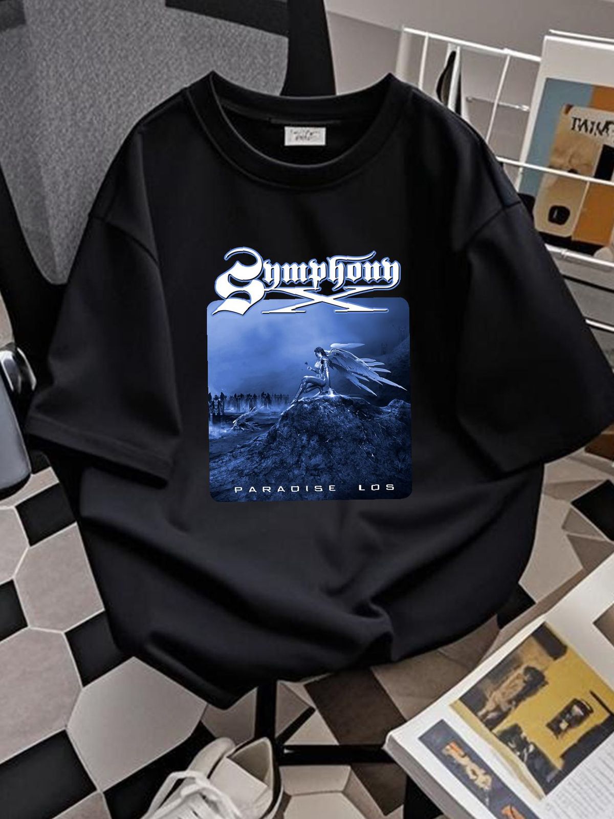 SYMPHONY X ( Paradise Lost ) OFFICIAL T-SHIRT Fashion Versatile Slightly Designer Clothes Graphic Top For Everyday Wear Breathable Homme Summer_viptrois.com