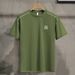 2025 New For Men, Embroidered High-quality Combed Cotton Short Sleeved Fashionable Niche Design T-shirt_viptrois.com