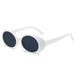 Men's Sunglasses Water Transfer Retro Small Frame Sunglasses High End Anti Ultraviolet Personalized Oval Sunglasses_viptrois.com