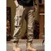 Men's Clothing Trade Trendy Men's Workwear Casual Pants 2025 New Style Parachute Pants High Waisted Wide Leg Sports Pants_viptrois.com