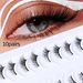 10 Pairs Of Half-eye False Eyelashes Thick Natural Curling 12~15mm Eyelashes_viptrois.com