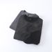 Men's Distressed Gradient Crewneck Sweatshirt, Fleece-Lined Heavyweight Pullover, Streetwear Oversized Top (Black, Dark Grey, Unisex Fit)_viptrois.com
