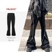 Men's MIJKO men's women's autumn and winter neutral VIBE wide-leg drape trousers trendy spiral track large zipper jeans_viptrois.com