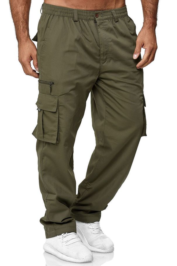 Men's Casual Pants Multi Pocket Loose Straight Leg Work Trousers Fashionable Cross Border Foreign Trade_viptrois.com