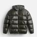 2024 Winter Men's New Black Hooded Jacket Casual Versatile Down Cotton Warm Coat_viptrois.com