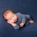 Drivedirect 1 Set Baby Jumpsuit Skin-friendly Stretchable Two-piece Suit Newborn Photography Hat Clothing for Indoor_viptrois.com