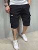 "Men's Cotton Twill Cargo Shorts – Classic Drawstring Waist, 4-Pocket Utility Design, Relaxed Fit (Army Green/Black/Red/Blue, S-XXXL)"_viptrois.com