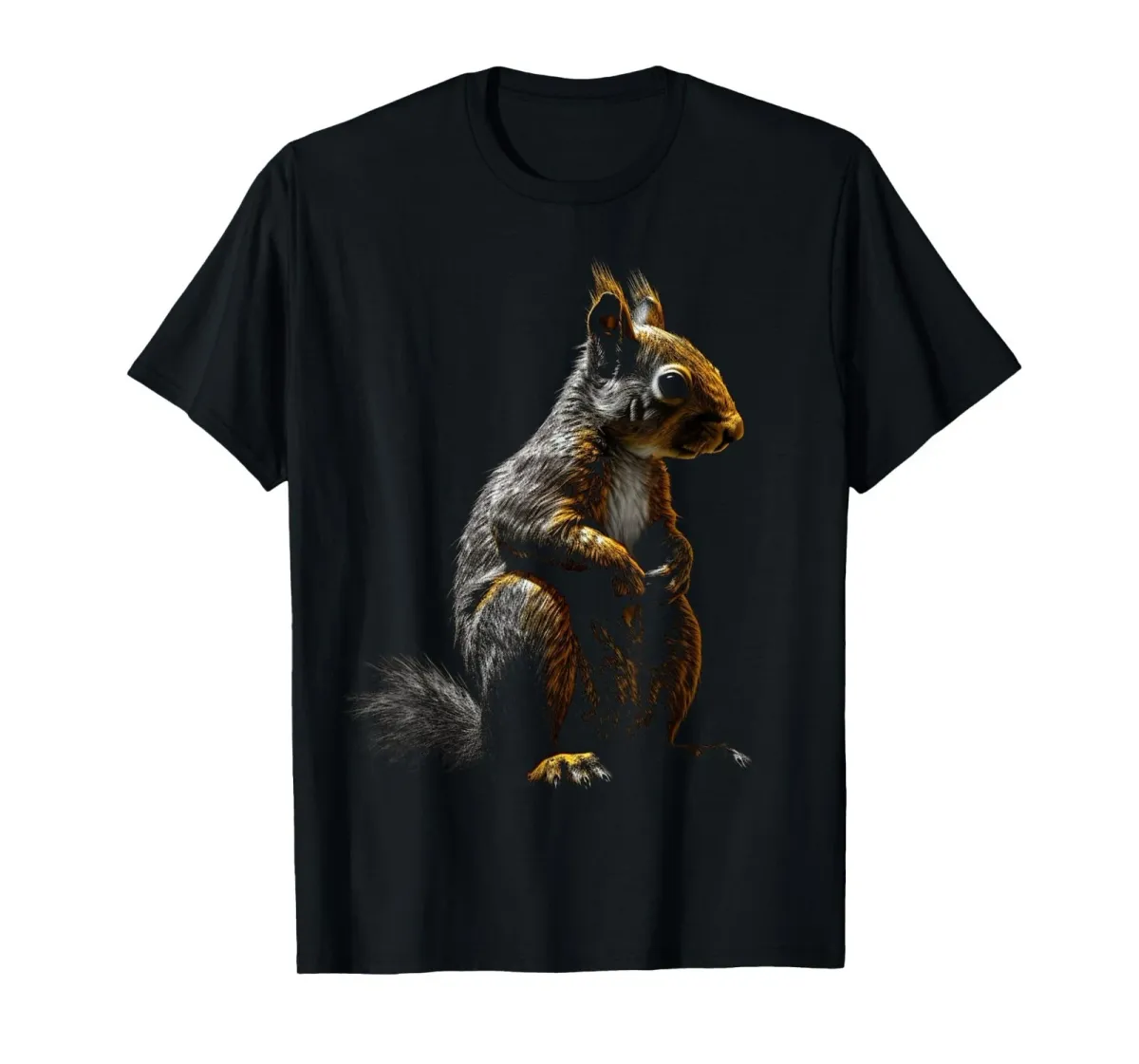Squirrel Wild Animals Forest Art Animal Squirrel T-Shirt Mens Womens Tees Top_viptrois.com