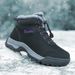 Winter Elderly Snow Boots, Thick Cotton, Warm Cotton Shoes, Wear-resistant Plus Size, Foreign Trade Sports, Outdoor Men's And Women's Shoes_viptrois.com