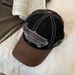 Retro Cowboy Baseball Cap For Women With Large Head Circumference, Small Face, Enlarged And Deepened Wide Brim Duckbill Hat, Old Fashioned_viptrois.com
