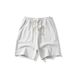 Men's Clothing New Men's And Women's Casual Simple Twill Double Sided Cotton Knitted Elastic Shorts Loose Sports Pants Five Point Pants_viptrois.com