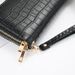 Wallet Card Cases Women Wallet Simple TextureFashion Popular Crocodile Pattern Pu Double Zipper Clutch Bag_viptrois.com