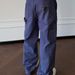 16 Oz Pearl Canvas Cotton Three-pin High Color Fastness Heavy Legal Blue Trousers Triangle Casual Trousers_viptrois.com