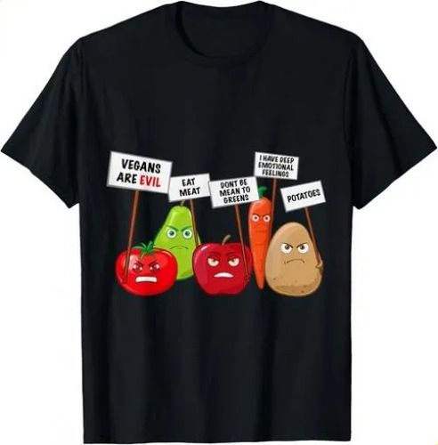 T-shirtt-shirtfunny Vegan 2026 - Vegetables & Fruits Protesting A_viptrois.com