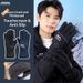 Pulse Extra Wide And Thick Men's Gloves, Large Cotton, Warm, Non-Slip, Winter Skiing, Fleece-Lined, Thickened, Motorcycle_viptrois.com