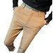 Men's Clothing High End Men's Casual Pants Summer Fashion Slim Straight Trousers Youth Nine Point Pants Men's New Style_viptrois.com