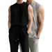 Men's Clothing Popular European Size Large Size Sports Waistcoat Vest Suit Men's Sleeveless T Shirt Trousers Quick Drying Summer_viptrois.com