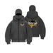 Cross-border Foreign Trade Autumn And Winter Unique Design Double-layer Hooded Zipper Sweater Jacket Trendy Loose Couple Top_viptrois.com
