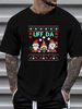 Norwegian Uff Da Christmas T-Shirt Homme Breathable Top For Everyday Wear Streetwear Fashion Stretched Soft Graphic Summer Unisex Stylish_viptrois.com