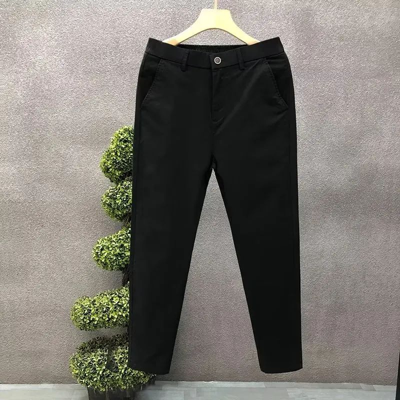Herren Freizeit Hose Sommer Trend Ige Dünne Baumwolle Kleine Hose Mit Geradem Bein Business Kurze Hose Neuen Stil_viptrois.com