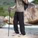 Men's Clothing Ice Silk Light Drape Casual Pants Summer Outdoor Quick Drying Thin Drawstring Ankle Trousers Men_viptrois.com