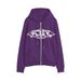 Harajuku Y2K Autumn Hooded Sweatshirt Zipper Butterfly Long Sleeve Loose Print Women's Hoodie Jacket_viptrois.com