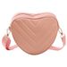 Women's V-Shaped Embroidered Heart Crossbody Bag - Vintage Mini Shoulder Purse_viptrois.com