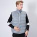 Men's Clothing reflective white duck Silk cotton vest ins outdoor sports warm vest waistcoat_viptrois.com