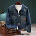 Pulse Spring Auumn Rero Denim For Men, Sylish Korean Version, Slim Fi, Trendy European And American Brand Moorcycle_viptrois.com