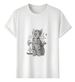 Muscle Freaks 2026 Cartoon Style Cat T-shirt_viptrois.com
