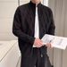 Men's Clothing Stand Collar Cardigan Knitted Jacket Spring And Autumn High End Plaid Sweater Jacket_viptrois.com