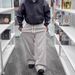 Men's Clothing Retro Casual West Coast Sweatpants High Street Kpop Hip Hop Rap Casual Pants Loose Straight Pants Y2k_viptrois.com