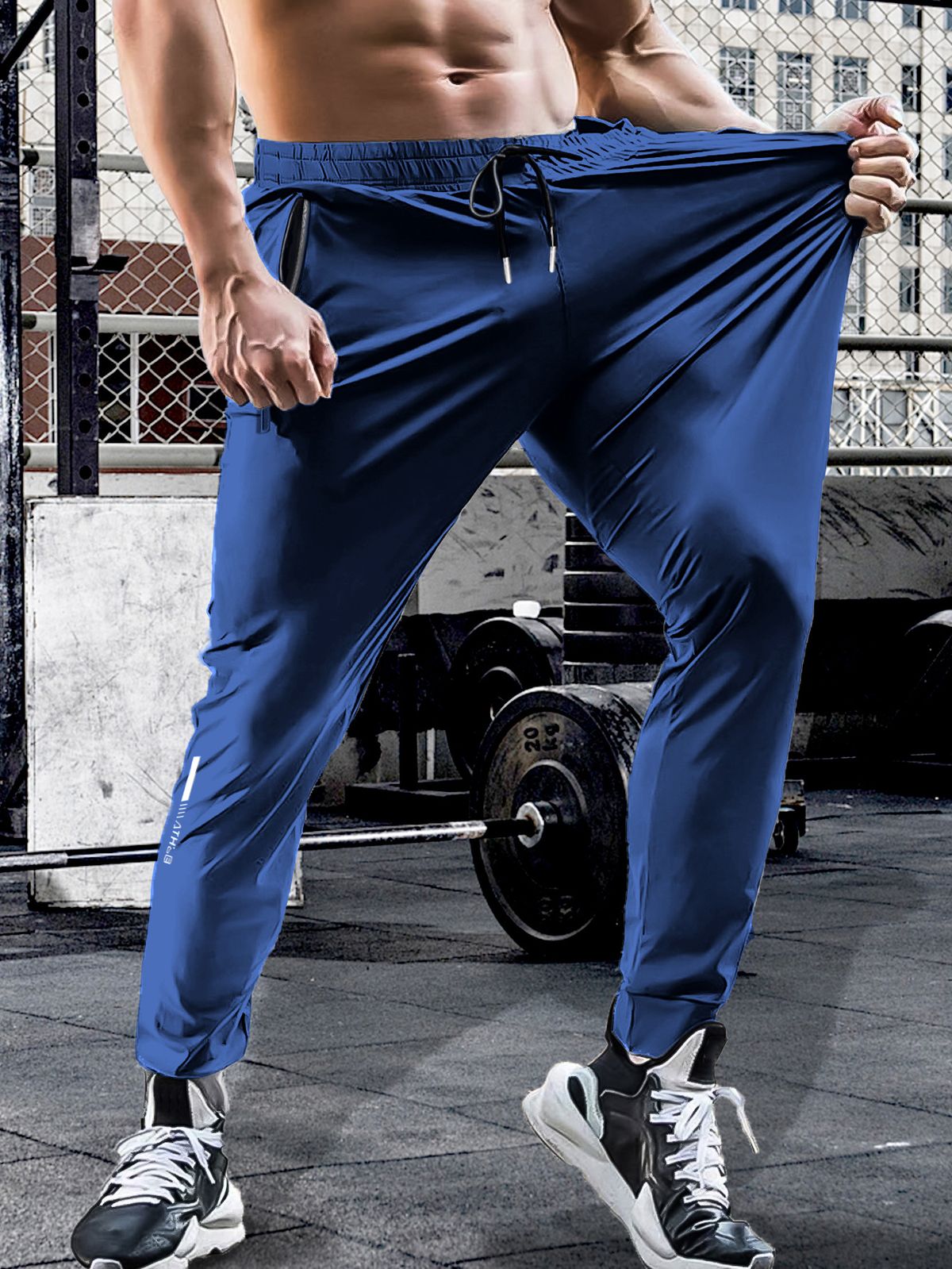 Men's Lightweight Breathable Jogger Pants With High Elasticity - Quick-Dry Running Trousers For Gym, Workout & Outdoor Activities_viptrois.com
