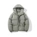 Men's American-Style Winter Cotton Jacket – Thickened Couples Coat In Solid Colors, Simple & Versatile_viptrois.com