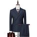 Men's Clothing Boutique Business Casual Wedding Studio Slim Suit Two Piece Set_viptrois.com