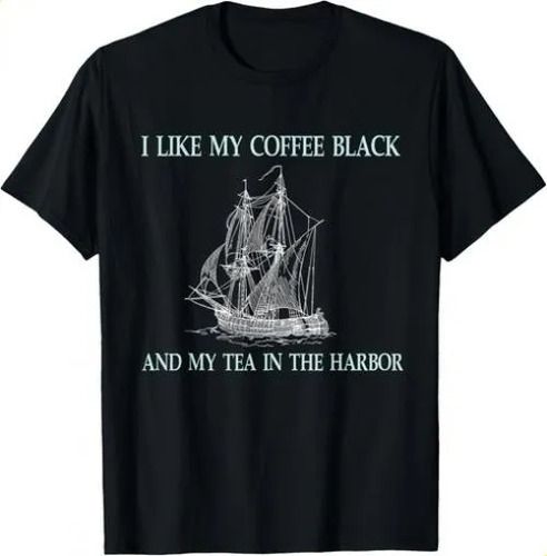 T-shirtt-shirti Like Coffee Black And My Tea In Peace Love_viptrois.com